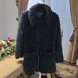 Black Shaggy Jacket